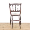 M-6517 Antique Victorian Set of Three Elm Farmhouse Chairs (8)