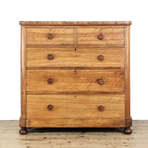 M-6506 Antique Victorian Mahogany Chest of Drawers (1)