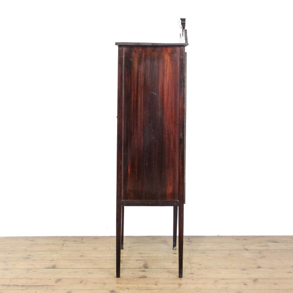 M-6514 Edwardian Mahogany Inlaid Display Cabinet (6)