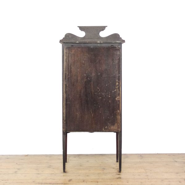 M-6514 Edwardian Mahogany Inlaid Display Cabinet (8)