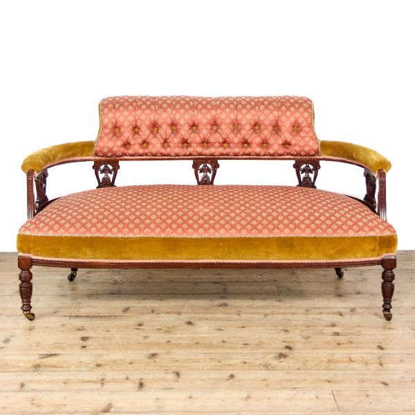M-6533A Antique Victorian Upholstered Sofa 1