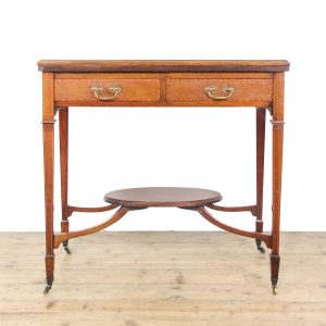 M-6358 Antique Edwardian Mahogany Card Table (2)