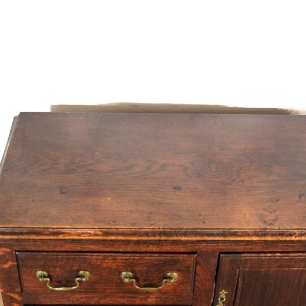 M-6469 Antique Oak Dresser Base on Cabriole Legs (12)