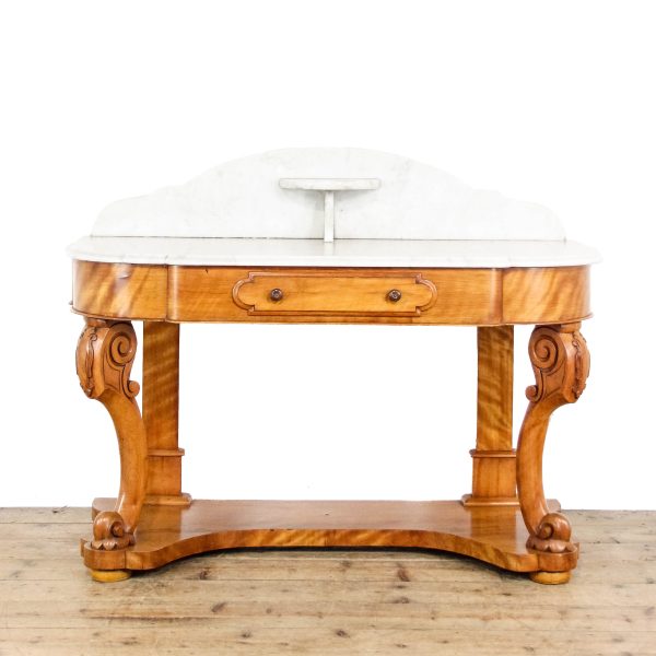 M-6500 Antique Washstand with Marble Top (1)
