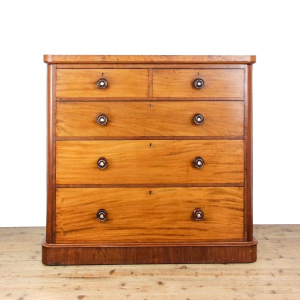 M-6507 Antique Victorian Mahogany Chest of Drawers (1)