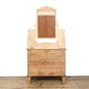 M-6526 Antique Pine Dressing Table Chest of Drawers (8)