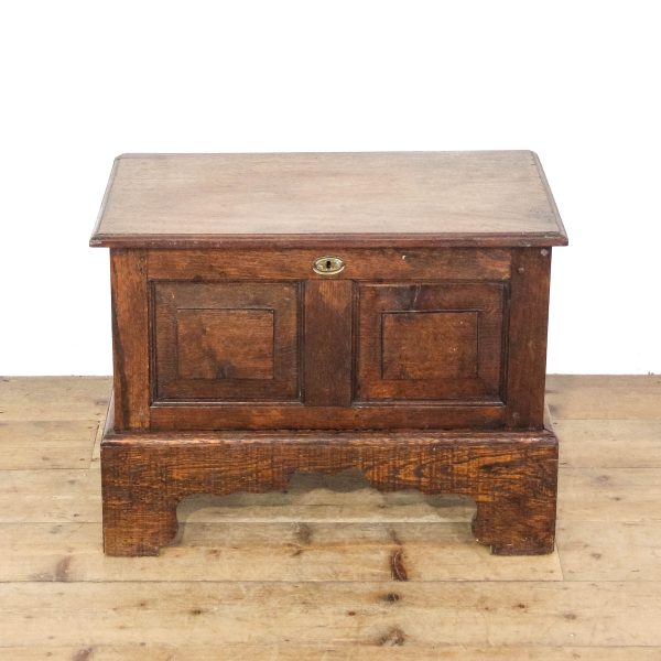 M-6527 Early 20th Century Oak Coffer Bach (3)