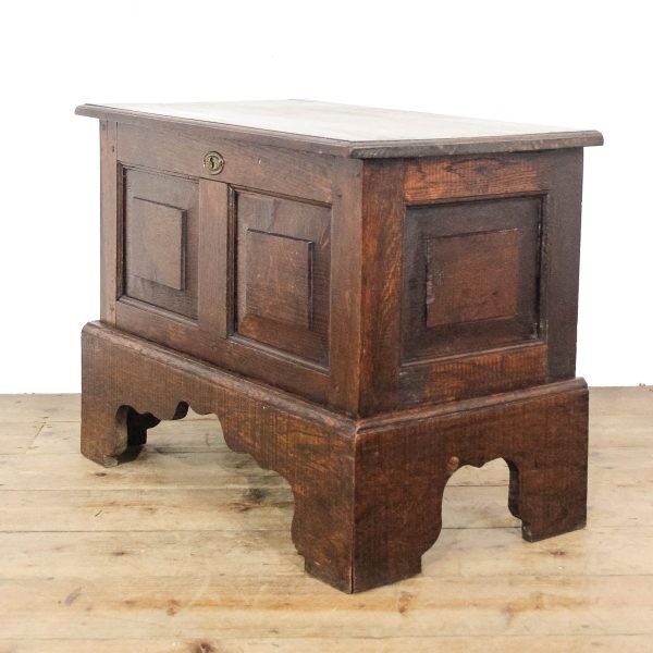 M-6527 Early 20th Century Oak Coffer Bach (6)