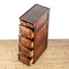 M-6532 Antique Early 20th Century Oak Filing Cabinet (1)