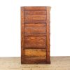 M-6532 Antique Early 20th Century Oak Filing Cabinet (9)