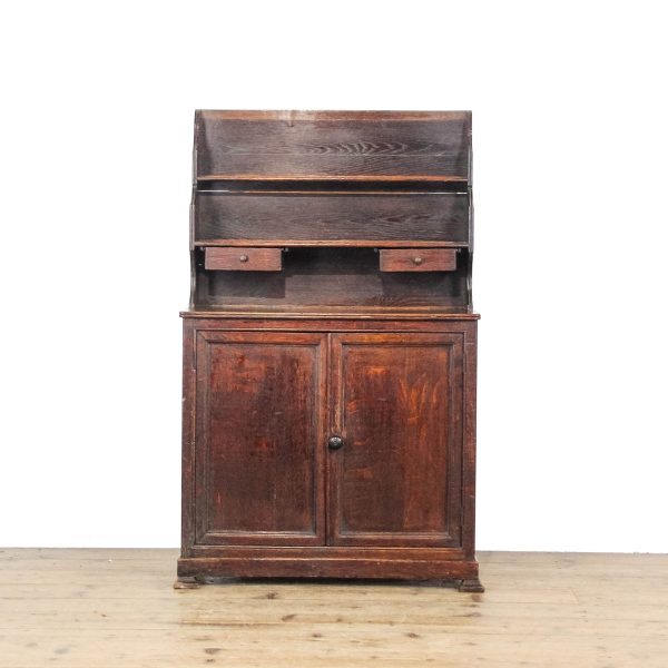 M-6542 Antique 19th Century Welsh Oak Side Cupboard (2)