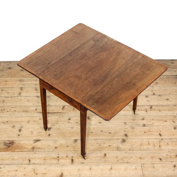 M-6544 Antique Mahogany George III Pembroke Dining Table (1)