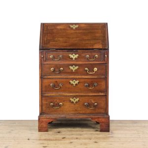 M-6548 Antique Small 19th Century Mahogany Bureau (2)