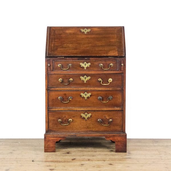 M-6548 Antique Small 19th Century Mahogany Bureau (2)