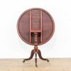 M-6559 Antique 19th Century Mahogany Tilt Top Pillar Table (4)