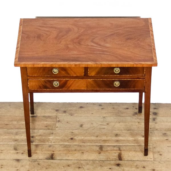 M-6564 Antique Late Georgian Mahogany Side Table (10)
