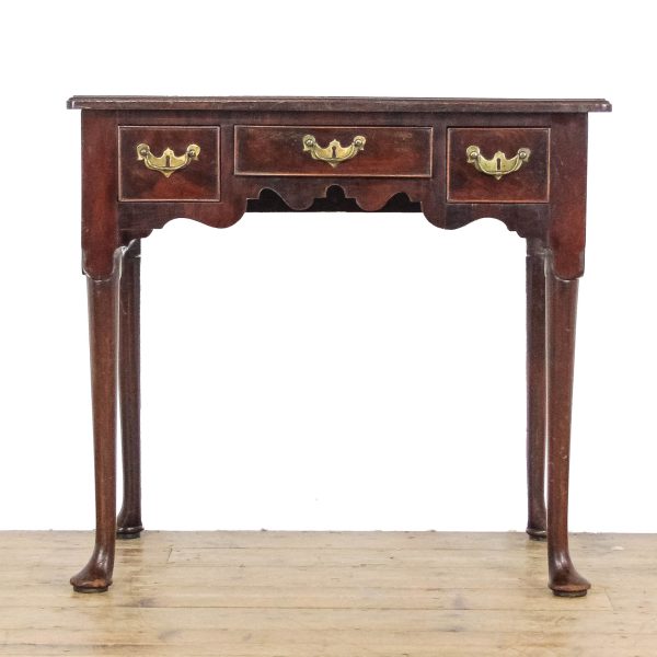 M-6566 Antique 19th Century Mahogany Lowboy Side Table (2)