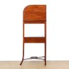 M-6569 Antique Regency Mahogany Bow Front Corner Washstand (7)