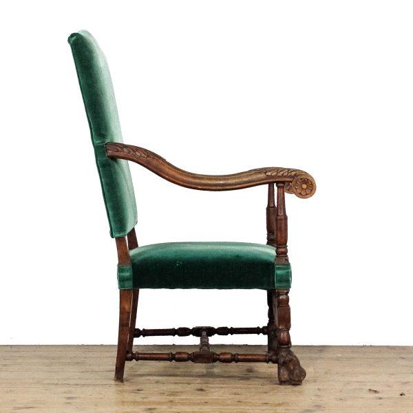 M-6577 Antique Victorian Upholstered Armchair (7)