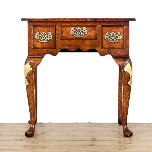 M-6578 Antique 20th Century Walnut Lowboy Side Table (5)