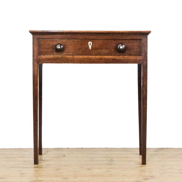 M-6588 Antique Oak Lowboy Side Table (3)