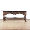 M-6589 Early 20th Century Oak Coffee Table (2)