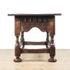 M-6589 Early 20th Century Oak Coffee Table (4)