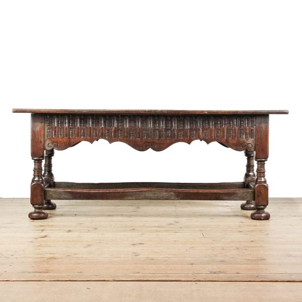 M-6589 Early 20th Century Oak Coffee Table (5)