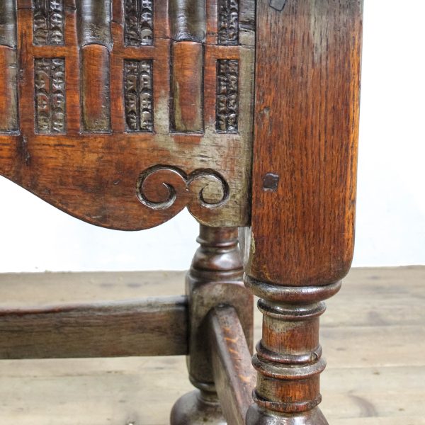 M-6589 Early 20th Century Oak Coffee Table (6)