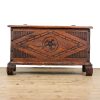 M-6591 Early 20th Century Small Antique Oak Chest (3)