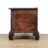 M-6591 Early 20th Century Small Antique Oak Chest (4)