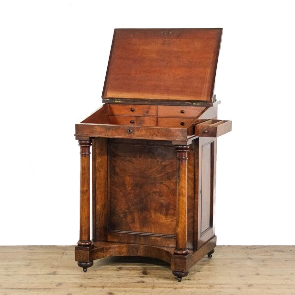 M-6595 Early 19th Century Mahogany Davenport (5)
