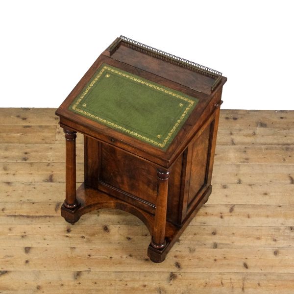 M-6595 Early 19th Century Mahogany Davenport (7)