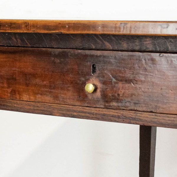 M-6550 Antique Welsh Oak Kitchen Table (10)