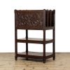 M-6598 20th Century Oak Magazine Stand Bookshelf (2)