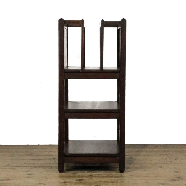 M-6598 20th Century Oak Magazine Stand Bookshelf (3)