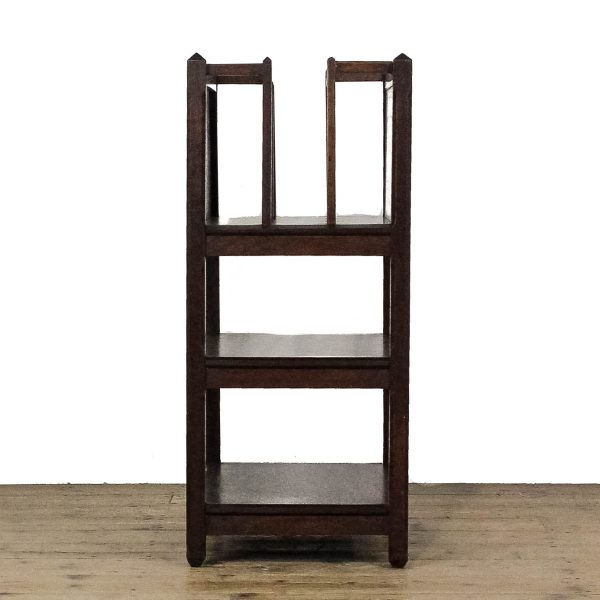 M-6598 20th Century Oak Magazine Stand Bookshelf (4)