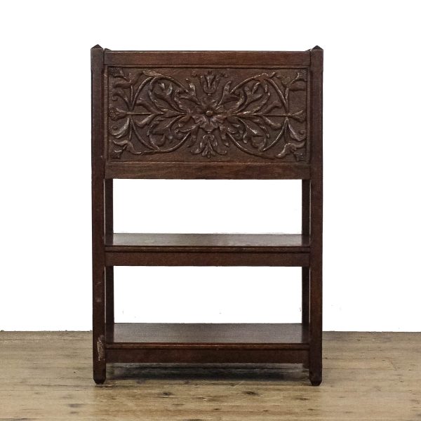 M-6598 20th Century Oak Magazine Stand Bookshelf (5)