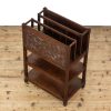 M-6598 20th Century Oak Magazine Stand Bookshelf (7)