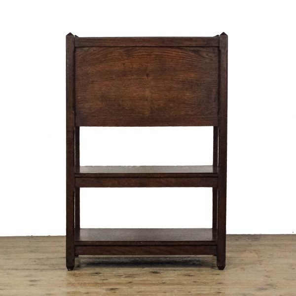 M-6598 20th Century Oak Magazine Stand Bookshelf (8)