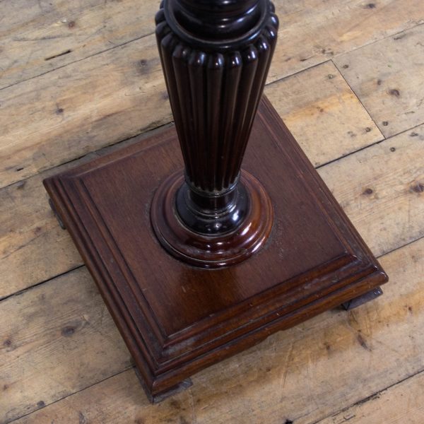 M-6601 Antique Mahogany Jardiniere Plant Stand (4)