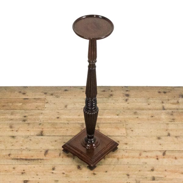 M-6601 Antique Mahogany Jardiniere Plant Stand (7)