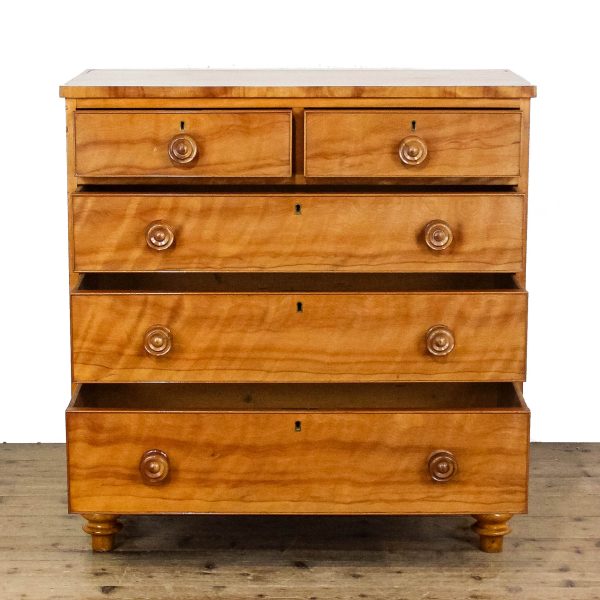 M-6605 Antique Satin Walnut Chest of Drawers (14)