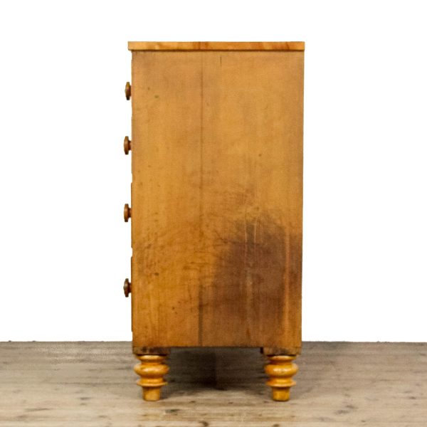 M-6605 Antique Satin Walnut Chest of Drawers (4)