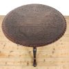 M-6606 Georgian Mahogany Tripod Table Tilt Top (1)
