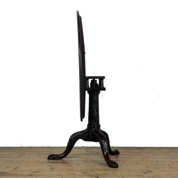 M-6606 Georgian Mahogany Tripod Table Tilt Top (10)