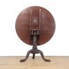 M-6606 Georgian Mahogany Tripod Table Tilt Top (11)