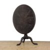 M-6606 Georgian Mahogany Tripod Table Tilt Top (9)