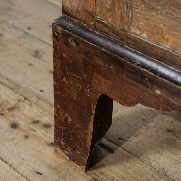 M-6621 19th Century Antique Oak Housekeepers Cupboard