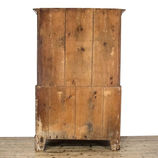 M-6621 19th Century Antique Oak Housekeepers Cupboard (7)